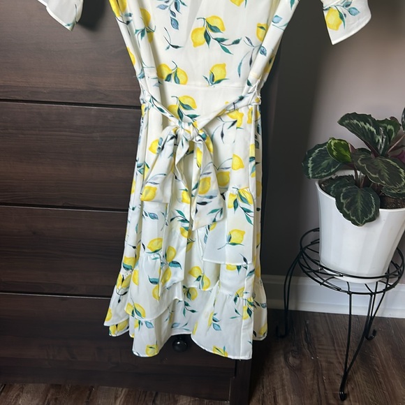 Banana Republic Yellow Green Midi Sundress - Picture 4 of 5